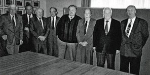 Die Mitglieder des CPh 1992 vlnr: Dr. Rudolf Hanfland, Dr. Heinz Jaeger, Hartwig Danesch, Peter Fischer, Hans Paikert, Emil W. Mewes, Theo Schmitt, Reiner Wyszomirski