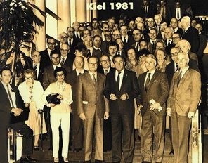 Teilnehmer beim 35.Bundes- und 82. Deutschen Philatelistentag Kiel 1981